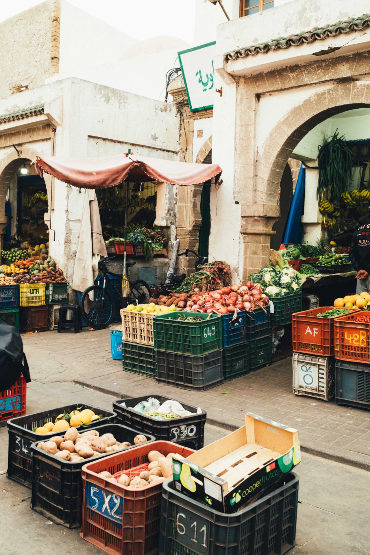 Le marché aux légumes de la médina